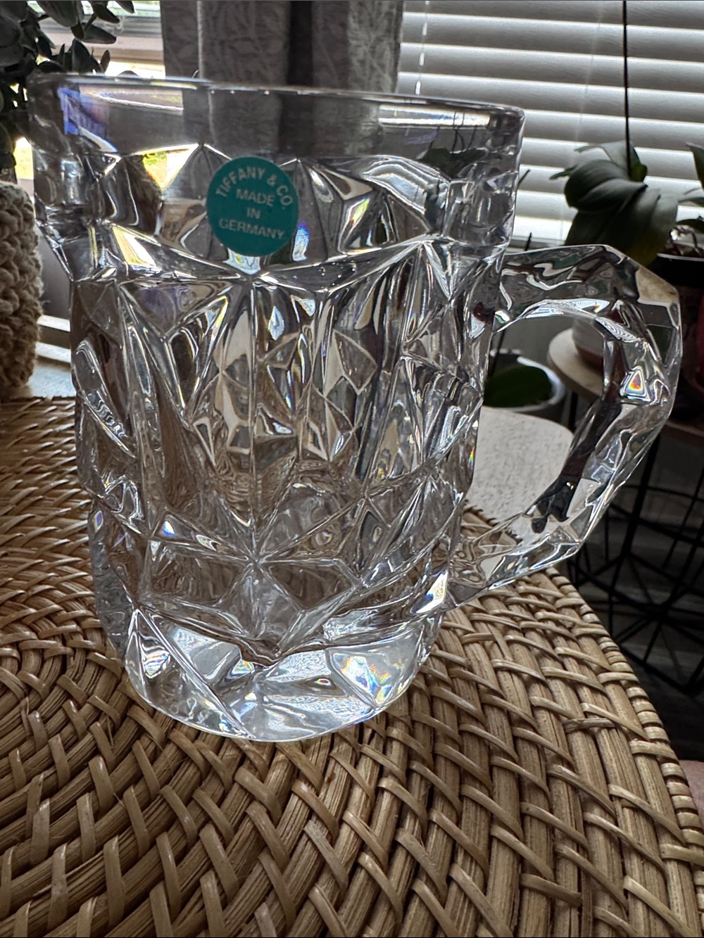 TIFFANY & CO ROCK CUT MUG